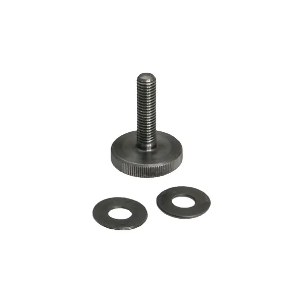 Voice Acoustic Accessoires | 999910251 | Flat knurled screw M10 x 25 mm | stainless steel black chromated for all U- and C-brackets*