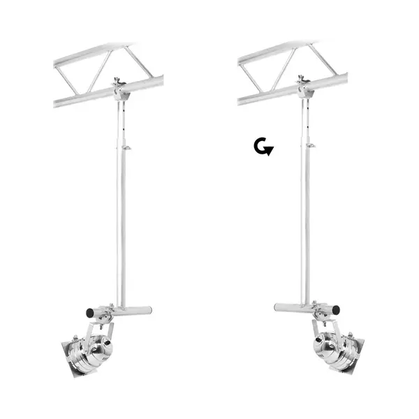 GUIL GUIL | droparm | extender | inclusief ABZ-24 half coupler | 115 - 195cm | Belastbaarheid: 100kg