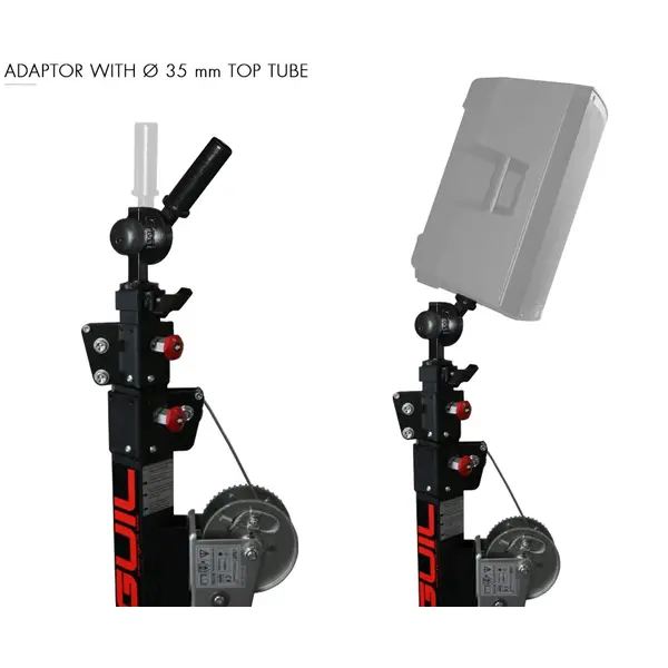 GUIL GUIL | LTA-11 | kantelbare luidsprekeradapter |  voor statieven met 35mm opening