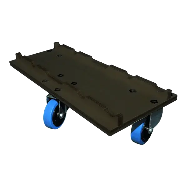 HOF Alutec* HOFKON | Truss | Dolly FOR 2X HOFKON 290-2/3/4 | Houtkleur (3 WHEELS)