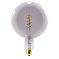 Segula* Segula | SG-55402 | LED Grand Globe 200 Curved smokey grey | Soft Line | E27 | 6.5W | 200 lm | 1900 K | CRI+85