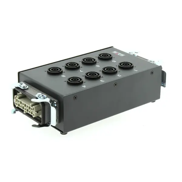 SRS Power* SRS Power | Breakout box Harting 16p | MSB H16T-6NAC3FPX Splitbox | H16 TRU: 8x NAC3FPX