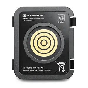 Sennheiser Sennheiser | 506681 | Batterypack | BA 100 | TeamConnect | Li-Ion | 3,7V | 2600 mAh