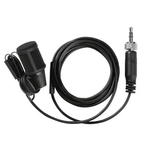 Sennheiser* Sennheiser | 003579 | Lavalier microfoon | MKE 40-4 | clip-on | omidirectioneel | condensator | 3 pin SE jack | voor SK 100, SK300 en SK500 | Kleur: Zwart