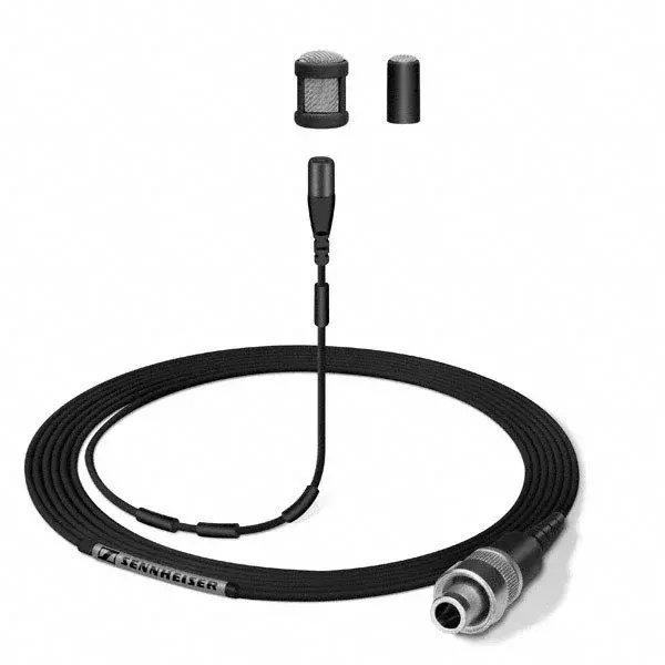 Sennheiser* Sennheiser | 502046 | Lavalier microfoon | MKE 1-5 | clip-on | omidirectioneel | condensator | 4m kabel met open eind | Kleur: Zwart