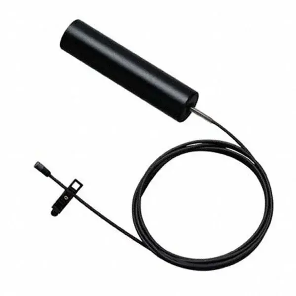 Sennheiser* Sennheiser | 004224 | Lavalier microfoon | MKE 2-P-C | clip-on | omidirectioneel | condensator | 3m kabel | Kleur: Zwart | met phantom power adapter