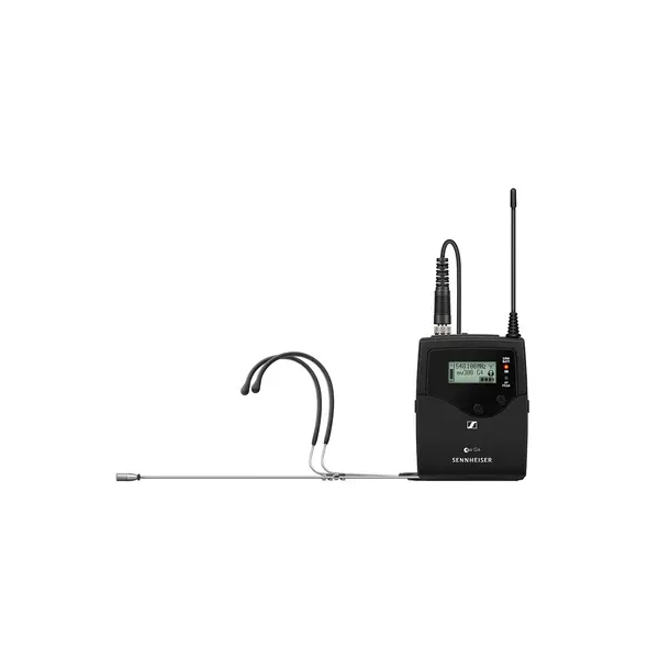 Sennheiser* Sennheiser | Sennheiser Draadloze bodypack set | ew 300 G4-HEADMIC1-RC | Bodypack, headset microfoon, ontvanger en rackmount kit | Diverse frequentie banden