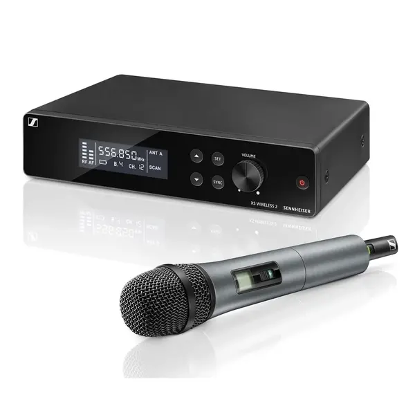 Sennheiser Sennheiser | Draadloze handheld set | XSW 2-865 | Handheld, microfooncapsule, microfoonklem, ontvanger, rackmount kit