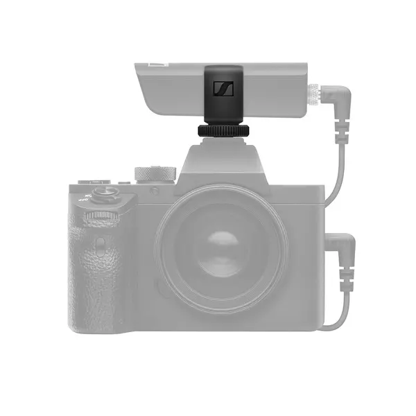 Sennheiser Sennheiser | 508490 | Draadloze ENG set | XLR zender, mini-jack zender, mini-jack ontvanger, lavalier microfoon, camera-mount, beltpack clip | USB oplaadbaar | 2400-2483,5 MHz