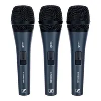 Sennheiser Sennheiser | 507359 | Zangmicrofoon | 3-pack e835-S | dynamisch | cardioid | met sWitch | inclusief klem en hoes