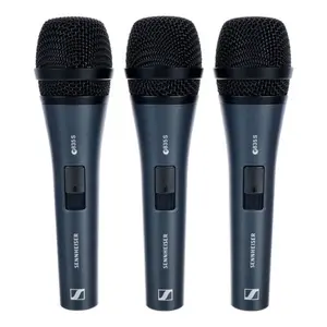 Sennheiser* Sennheiser | 507359 | Zangmicrofoon | 3-pack e835-S | dynamisch | cardioid | met sWitch | inclusief klem en hoes