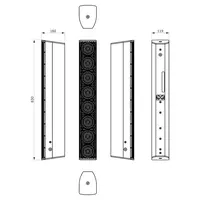 Voice-Acoustic* Voice-Acoustic | LA-stick 8x4 Line Array | 4-inch | passief