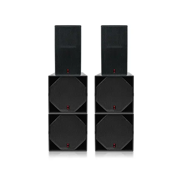 Voice-Acoustic* Voice-Acoustic | Speakerset Modular-15 18-inch actief | SubSat-15sp Set