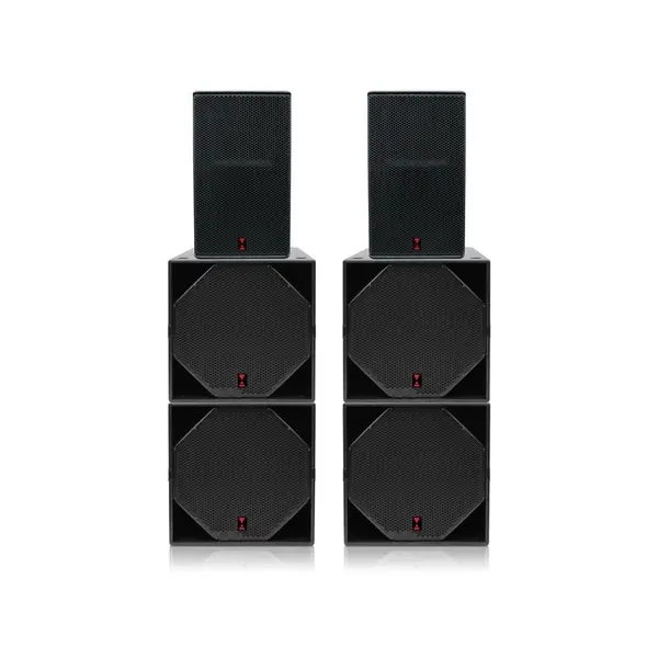 Voice-Acoustic* Voice-Acoustic | Speakerset Modular-12 18-inch actief | SubSat-12sp Set