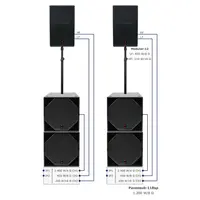 Voice-Acoustic* Voice-Acoustic | Speakerset Modular-12 18-inch actief | SubSat-12sp Set