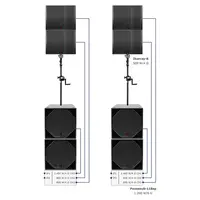 Voice-Acoustic* Voice-Acoustic | Speakerset Ikarray 8 18-inch passief | line-array | Ikarray-8 Set