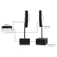 Voice-Acoustic* Voice-Acoustic | Speakerset La-Stick 12-inch passief | SubSat-LA Set