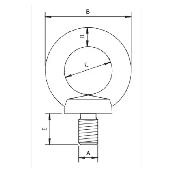 ELLER Eller | Oogbout | Grade 8 | Zwart | DIN580