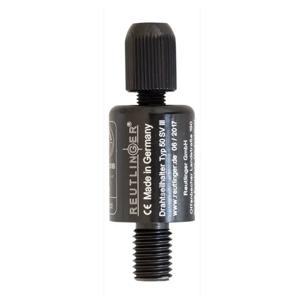 Reutlinger | Staalkabel houder met uitwendig schroefdraad | Draaddoorlaat midden Reutlinger Reutlinger | Staalkabel houder met uitwendig schroefdraad | Draaddoorlaat midden