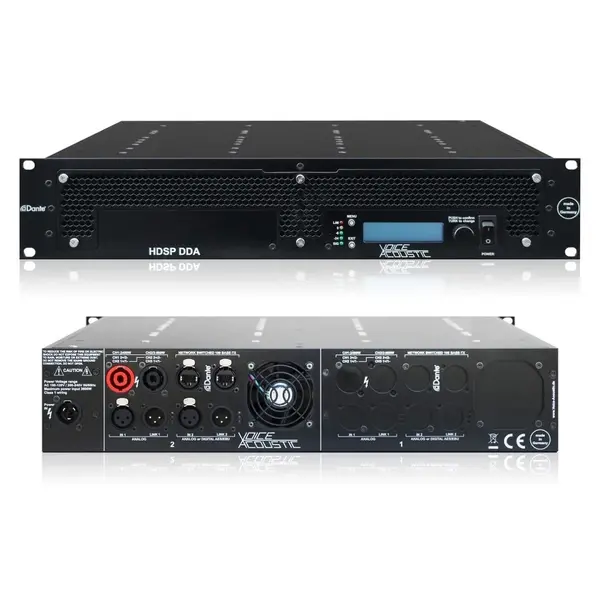 Voice-Acoustic* Voice-Acoustic | versterker HDSP-0.2DDA | 2-kanaals | DSP | Dante | 1600W