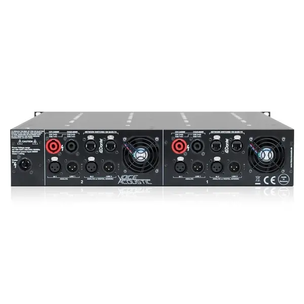 Voice-Acoustic* Voice-Acoustic | versterker HDSP-0.4DDA | 4-kanaals | DSP | Dante | 3200W