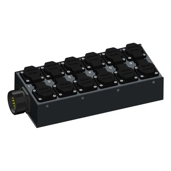 SRS Power* SRS Power | Breakout box Socapex 19p | MSB SX19-12SC | 12x Schuko