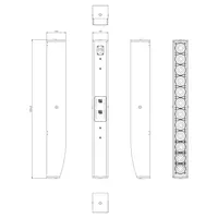 TENNAX* TENNAX | Speaker Axon 12x3 | passieve speaker | 12x 3-inch | 80° - 20° | 100Hz - 16.000Hz | 12 Ohm | 95,5 dB SPL (1W/1m)