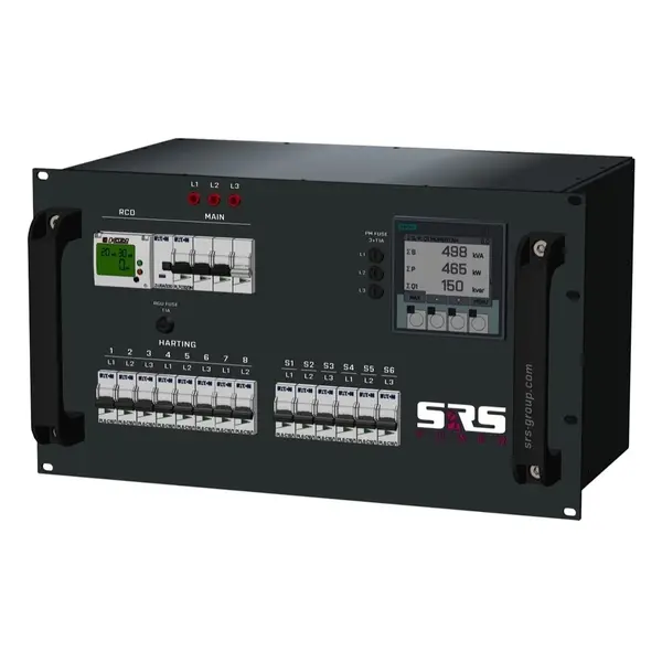 SRS Power* SRS Power | Stroomverdeler 32A | 32A | Harting 16p | Schuko | Main MCB + D-RCD| MCB