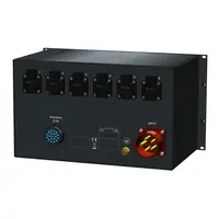 SRS Power* SRS Power | Stroomverdeler 32A | Socapex 19p | Schuko | Noodstop | Digitale meter | Main MCB | RCBO | MCB