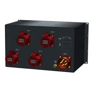 SRS Power* SRS Power | Stroomverdeler 32A | 16A 5p | Schuko | Digitale meter | Main MCB | RCBO | MCB