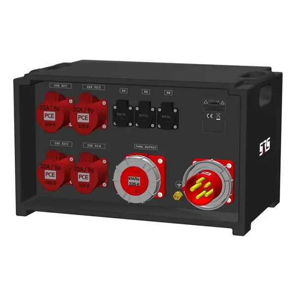 SRS Power* SRS Power | IP54 Stroomverdeler 63A | 63A | 32A | Schuko | Main MCB | RCBO