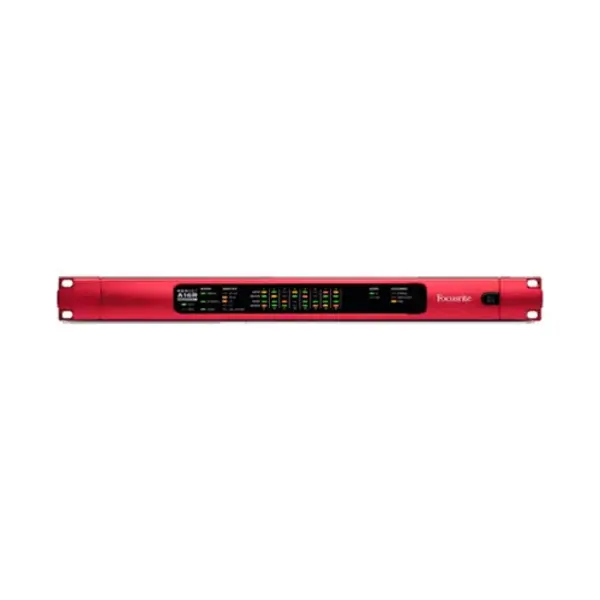 Focusrite RedNet Focusrite | 561907 | Rednet-A16R MK2 | 16x16 analoge I/O met onafhankelijke niveauregeling