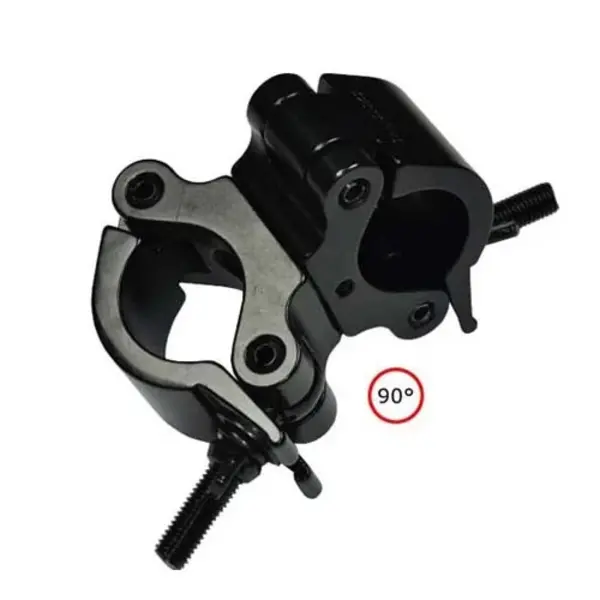 CJS Europe CJS | Swivelcoupler |  Diameter: 48-51mm | SWL 500KG | Lock M12 Vleugelmoer | Verkrijgbaar in Zwart of Zilver