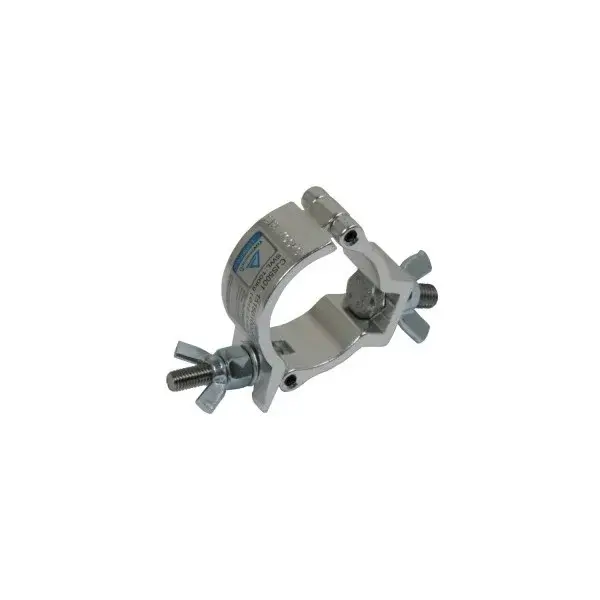 CJS Europe* CJS | Halfcoupler | Diameter: 48-51mm | SWL 100KG |  M10 Bout | Lock M8 Vleugelmoer | Verkrijgbaar in Zwart of Zilver