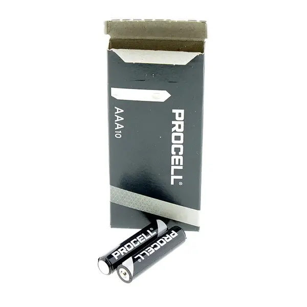 Duracell Procell | 8240 | AAA LR03 Alkaline batterijen | Verpakking van 10 stuks Duracell Procell-batterijen Duracell Procell | 8240 | AAA LR03 Alkaline batterijen | Verpakking van 10 stuks
