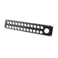 ModulAir* ModulAir | 19-inch paneel 24x A-type connector + TEN47/Socapex 37p gaten voor montage ModulAir-PCB's