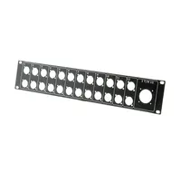 ModulAir* ModulAir | 19-inch paneel 24x A-type connector + TEN47/Socapex 37p gaten voor montage ModulAir-PCB's