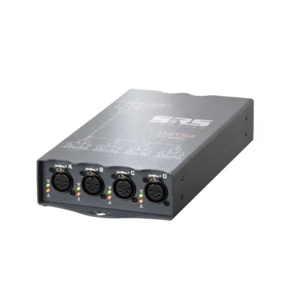 SRS Lighting* SRS Lighting | DSTS 4 | DMX-splitter 4-kanaals | Power input: Direct schuko