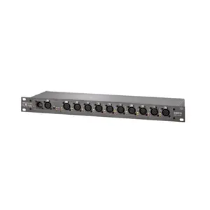 SRS Lighting* SRS Lighting | DSR10 | DMX-splitter 10-kanaals | 19-inch | Power input: Powercon