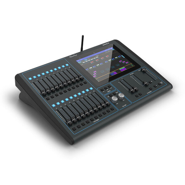 ChamSys ChamSys | CS100710 | Lichttafel QuickQ 10 | 1 universe | 20 faders | Audio-ingang