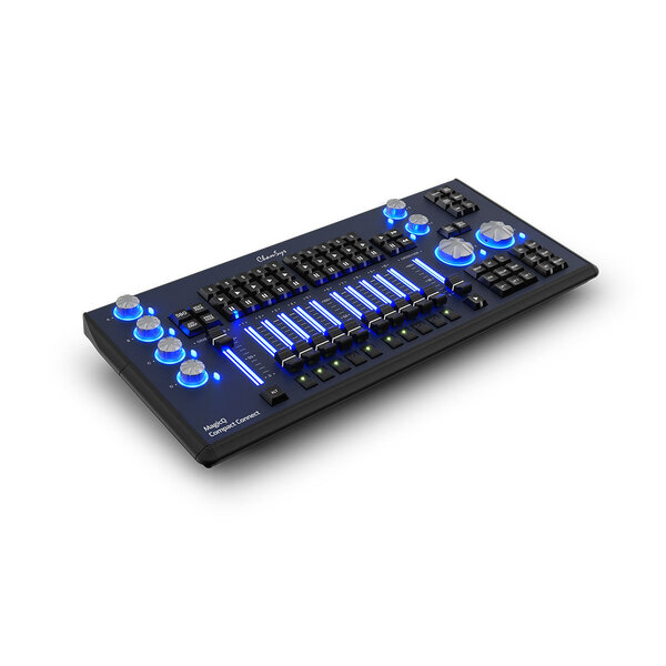 ChamSys ChamSys | CS200026 | MagicQ Compact Connect | Faderwing | 10 faders | 64 universess via Artnet/sACN | 1 Direct DMX Output