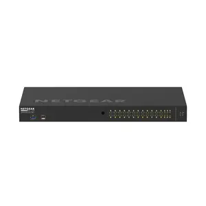 Netgear Netgear | GSM4230P | 30-poorts AV-netwerk switch | 24x 1G PoE+ 300W | 2x 1G | 4x SFP glasvezel porten | Managed Switch