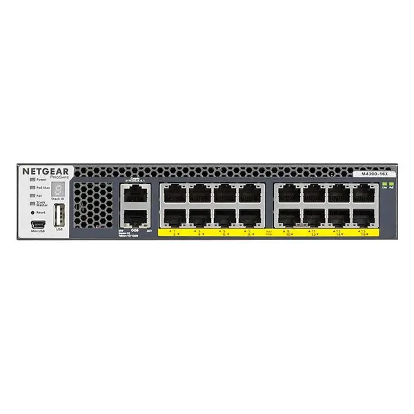 Netgear Netgear | XSM4316PA | 16-poorts AV-netwerk switch | 16x multiGigabit PoE+ (299W) | Managed Switch