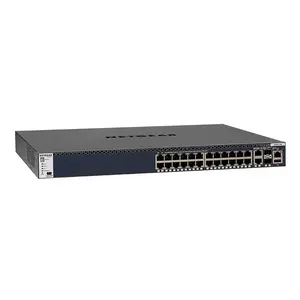 Netgear Netgear | GSM4328S | 28-poorts AV-netwerk switch | 24x 1G | 2x 10G | 2x SFP+ glasvezel porten | Managed Switch
