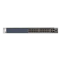 Netgear Netgear | GSM4328S | 28-poorts AV-netwerk switch | 24x 1G | 2x 10G | 2x SFP+ glasvezel porten | Managed Switch