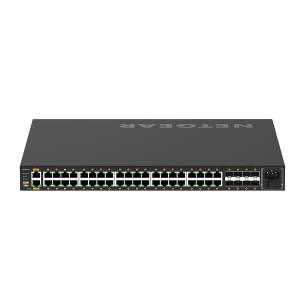 Netgear Netgear | GSM4248PX | 48-poorts AV-netwerk switch | 40x 1G PoE+ 960W | 8x SFP+ glasvezel porten | Managed Switch