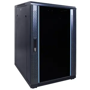 DSIT DSIT | 18U serverkast met glazen deur 600x800x1000mm (BxDxH)