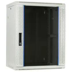 DSIT | 15U wandkast met glazen deur 600x450x770mm (BxDxH)