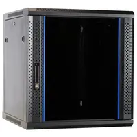 DSIT DSIT | 12U mini serverkast met glazen deur 600x600x720mm (BxDxH)