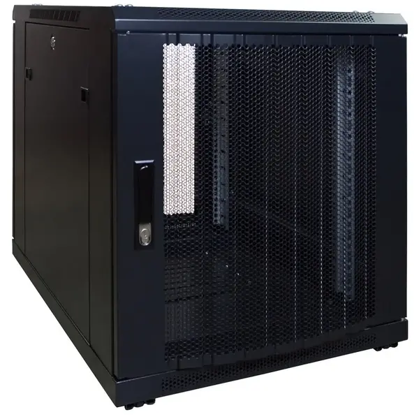 DSIT DSIT | 12U mini serverkast met geperforeerde deur 600x800x720mm (BxDxH)